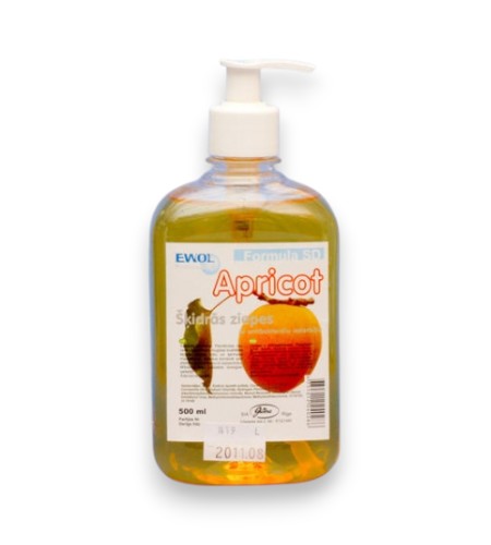 Šķidrās ziepes Ewol Prof, ABRICOT ar dozadoru, 500ml