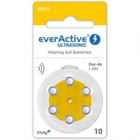 10 - 6BL everActive ультразвуковые БАТАРЕЙКИ ДЛЯ СЛУХОВЫХ АППАРАТОВ