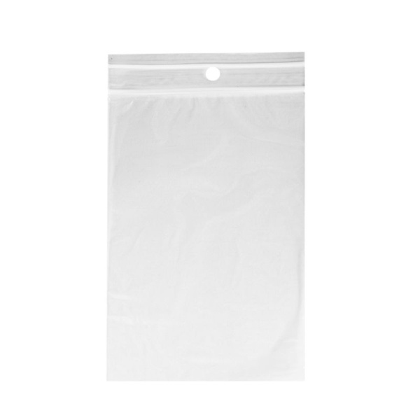 Maisiņi aizveramie LDPE 7 x 10cm, 100 gab,(0.068kg) 40my caurspīdīgi