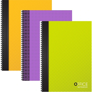 Notepad squared A6 48 pages, side spiral (1244)