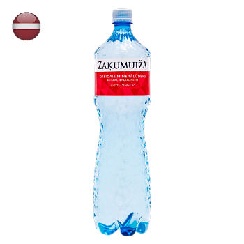 Dabīgais minerālūdens ZAĶUMUIŽA 1.5L Gāzēts