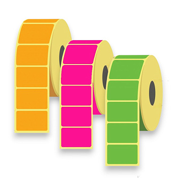 Cenrāžu uzlīmes 40x25 mm 1000gb dažādas krāsas