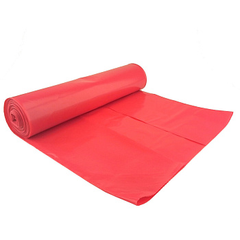 Waste bags 120 l 70 x 110 20my HDPE RED (50gb)