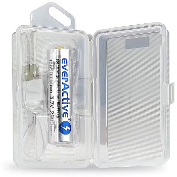 rechargeable battery everActive 18650 2600mAh micro USB