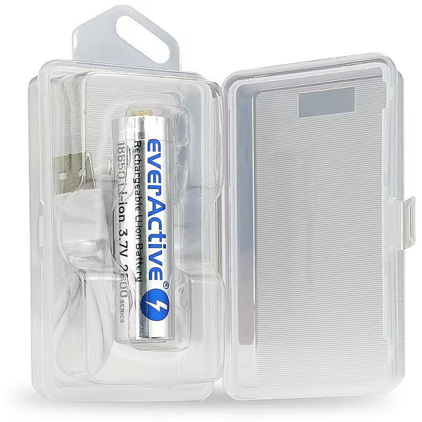 akumulators everActive 18650 2600mAh micro USB