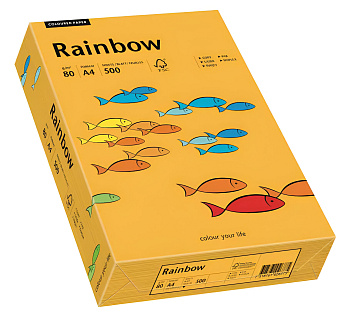 Colored paper A4 160g/m², 250 sheets/pack, orange