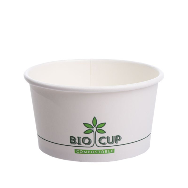 Papīra zupas trauks 500ml BIOCUP 100gb (1.04kg) (113SC16BIO) (119SCL115CPLA)