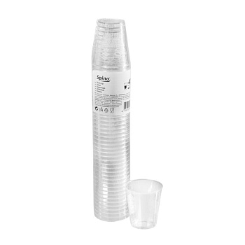 Plastic cups 40ml, 480pcs (0.144g) transparent