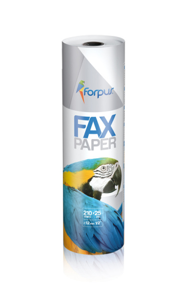 Faksa papīrs ar izmēru 210mm x 30m