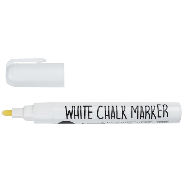 Marķieris krīta balts WHITE 3-5mm