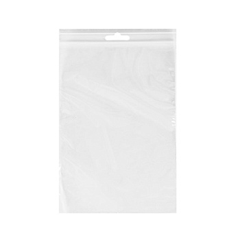 Пакеты с застежкой из LDPE, 12 x 17 см, 40 мкм, 100 шт., прозрачные