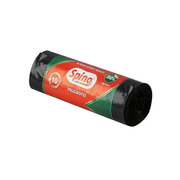 Waste bags 50l, 15pcs, 62x80, HDPE