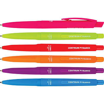 Automātiska lodīšu pildspalva PYRAMID zila 1.0mm(tinte uz eļļas bāzes)