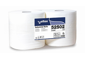 Industrial paper CELTEX Trend white, 2-ply, 272 m, 1 roll (pack of 2) (C52502)