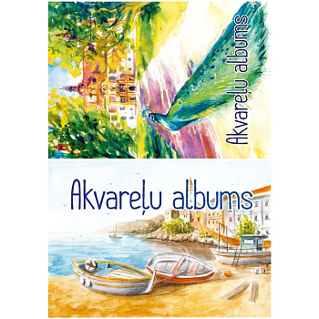 Akvareļu albūms A4 15lpp