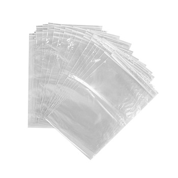Resealable bags LDPE 15x22cm, 100 pcs, transparent