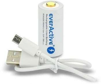 !3V rechargeable battery everActive 16340 / RCR123A 700mAh