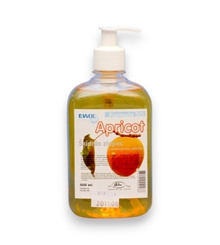 Liquid soap Ewol Prof, ABRICOT with dispenser, 500ml