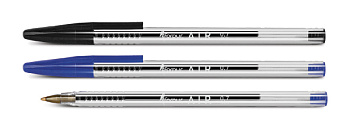 Ballpoint pen Centrum Pioneer; blue, red, black