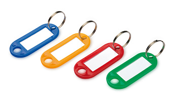 Keychains, 12 pcs, assorted colors