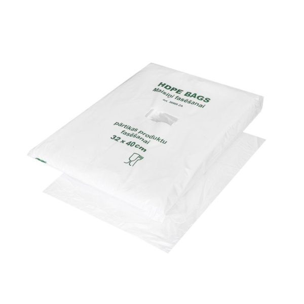 Maisiņi 32x40 HDPE, 11my, zaļi (1.34kg) (36900ZA)