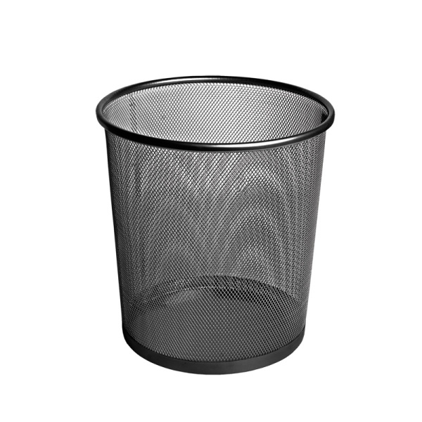 Papīrgrozs FOROFIS 10l (metāla siets, melns) 26x30cm, 16l
