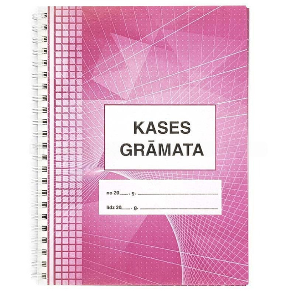 Kases grāmata (paškopējoša) A5 11007 31 komplekts