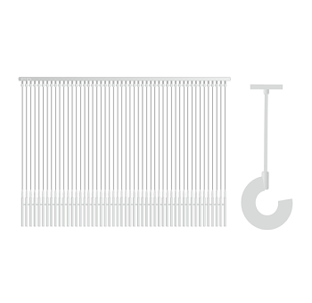 Textile fasteners MTX-05FPLUS FINE 35 mm / 5000 pcs