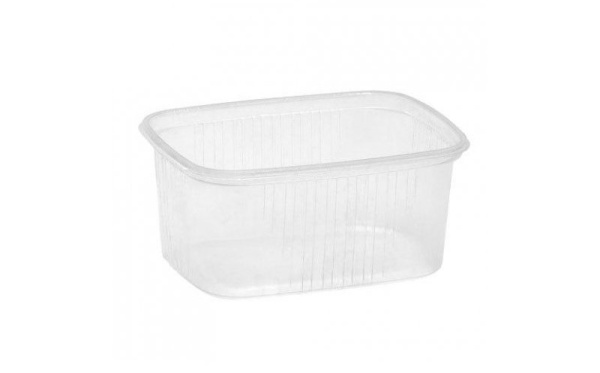 Plastmasa salātu trauki 250ml, 100gb(0.75kg) caurspīdīgi