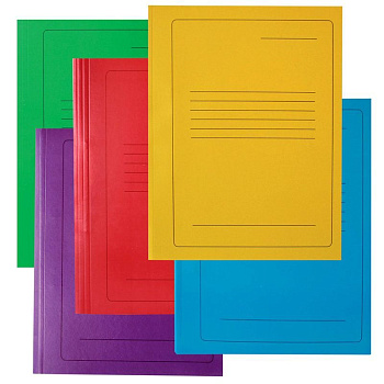 Cardboard fastener folder A4, assorted colors