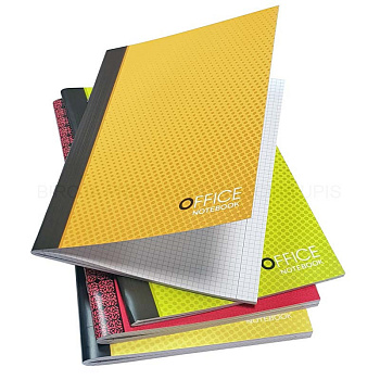 Office notebook squared A4/96 pages, leatherette