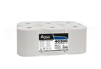 Hand towels CELTEX Master Time, white, 2-ply, 285 m; 6 rolls