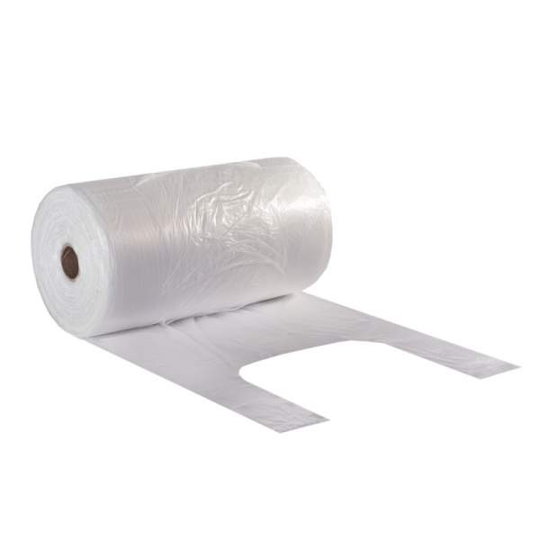 Maisiņi ruļļos ar rokturiem 21x11x45 9 mkr HD, 500gb (1.0kg) caurspīdīgi (35009)