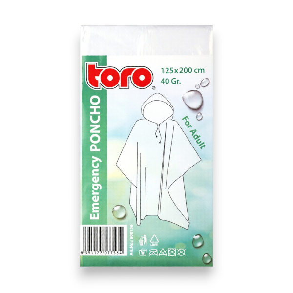 Lietusmētelis/pončo 125x200 (1600136)