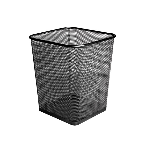 Papīrgrozs FOROFIS (metāla siets, melns) 28x28x32cm, 25l
