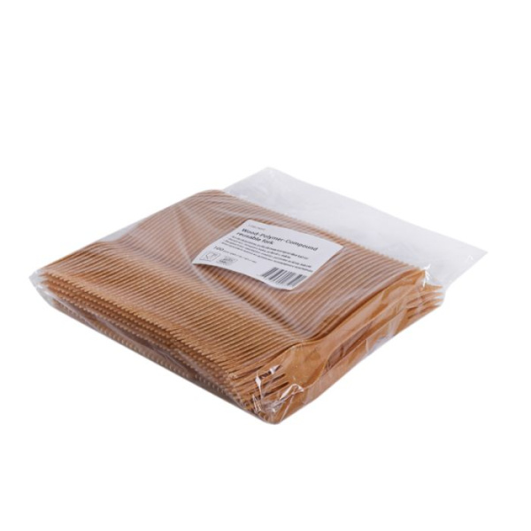 Daudzreizlietojamie koka-polimēru dakšas, 100gb, 18.5cm(12560WPC)