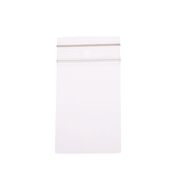 Maisiņi aizveramie LDPE 4 x 6cm, 100 gab, caurspīdīgi