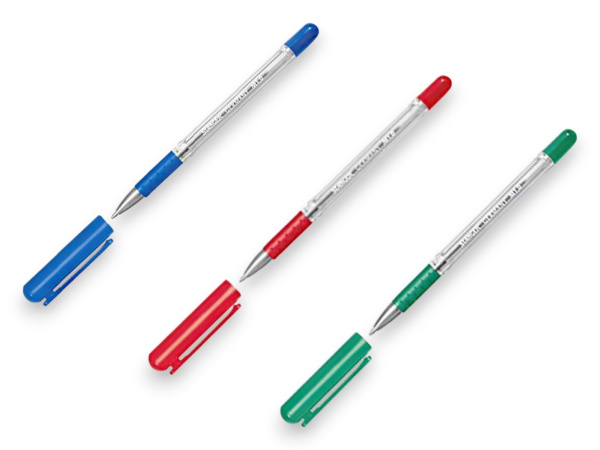 Pildspalva lodīšu Stanger,Softgrip 1.0 mm; zila