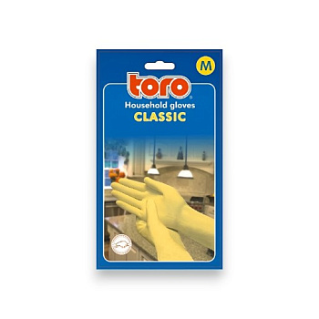 Резиновые перчатки Toro-средние (12)