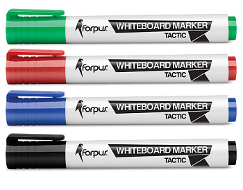 TACTIC Whiteboard Marker (Assorted Colors)