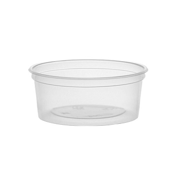 Mērces kārbiņa ar vāku 50ml, 100gab, (0.261kg) caurspīdīgas
