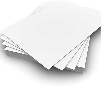 Cardboard white A5 20 sheets