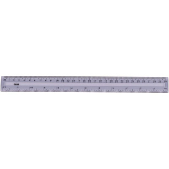 Lineāls 30cm FOROFIS caurspīdīgs