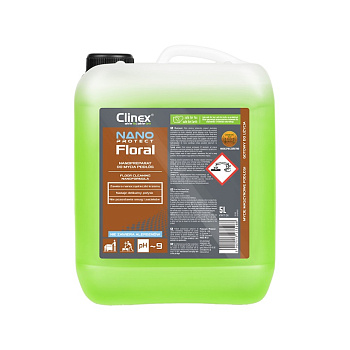 Средство для мытья полов Clinex Nano Protect Floral 5 л