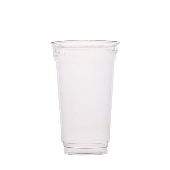 Plastic cups 500ml, 50pcs (0.42kg) transparent