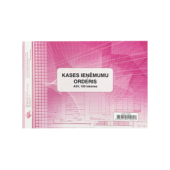 Kases ieņēmumu orderis A5 11002
