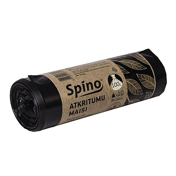 Atkritumu maisi 100l 70x110 LDPE/10gb