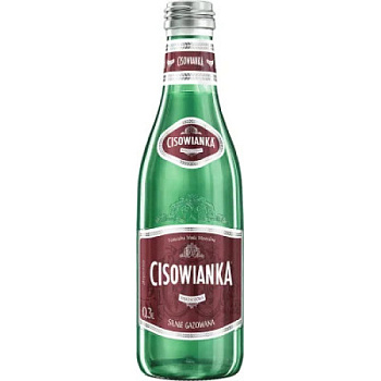 CISOWIANKA gāzēts minerālūdens, stikla pudelē 700ml