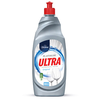 Средство для мытья посуды Deluxe Ultra Platinum 850 мл