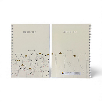 Notebook squared with spiral A4 96 pages